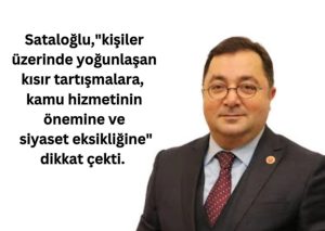 “BELEDİYECİLİK OYUNU ARTIK BİTMELİ”