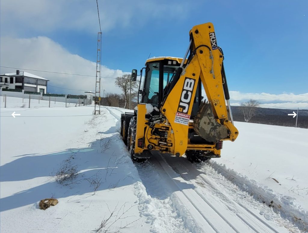 BEYKOZ’DA KAR KALINLIĞI KIRK SANTİMETREYE ULAŞTI
