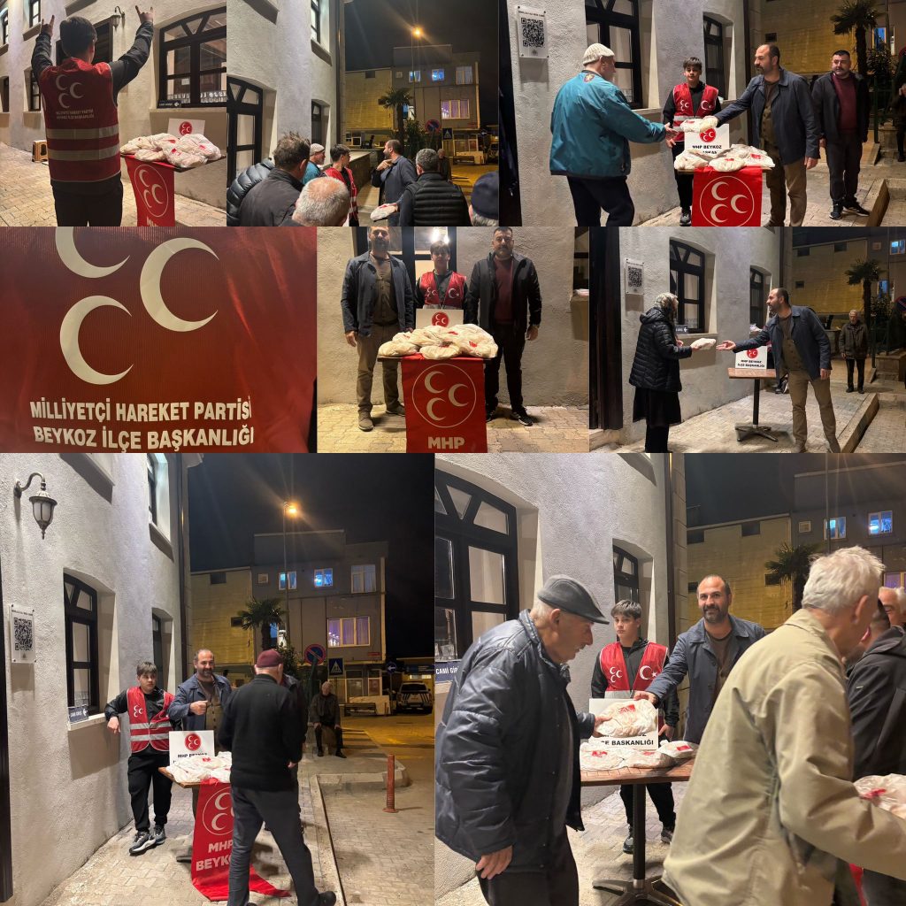 MHP BEYKOZ’DAN ANADOLU KAVAĞI’NDA SAHUR İKRAMI