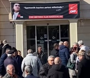 AK PARTİ BEYKOZ İLÇE BAŞKANINDAN PANKART UYARISI
