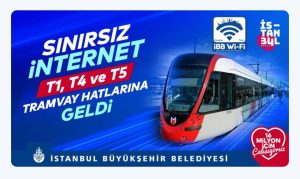 İBB’DEN TOPLU TAŞIMADA ÜCRETSİZ-SINIRSIZ İNTERNET