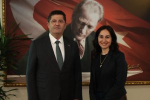 KOMŞU BAŞKANDAN ZİYARET