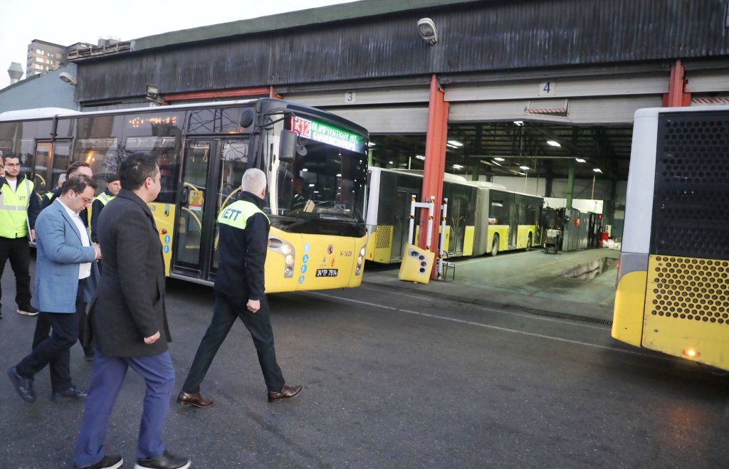 İETT TÜM YÖNETİCİLERİ İLE SAHADA