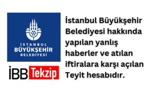 İBB TEKZİPE YETİŞEMİYOR