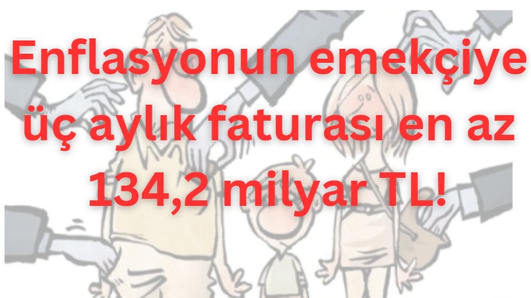 MAAŞLAR ERİMEYE DEVAM EDİYOR